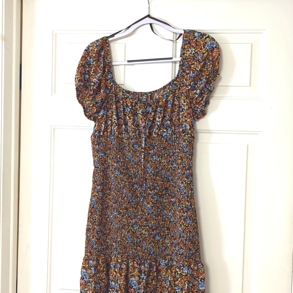Extra large multicolored dress Wild Fable